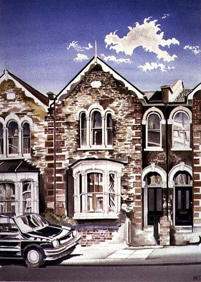 George Cragg''s Birthplace at Number 22, 1997 (w/c on paper)  a Miles  Thistlethwaite