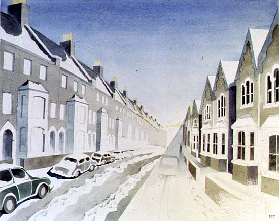Quiet Snow, 1998 (w/c on paper)  a Miles  Thistlethwaite
