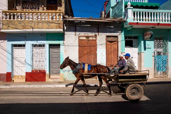 Horse-drawn carriage in Trinidad, Cuba, Kuba a Miro May