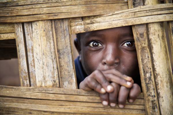 Porträt Kind in Äthiopien, Afrika a Miro May