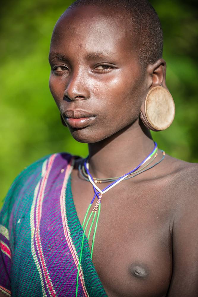 Portrait Suri Stamm in Omo Valley, Äthiopien - Afrika a Miro May