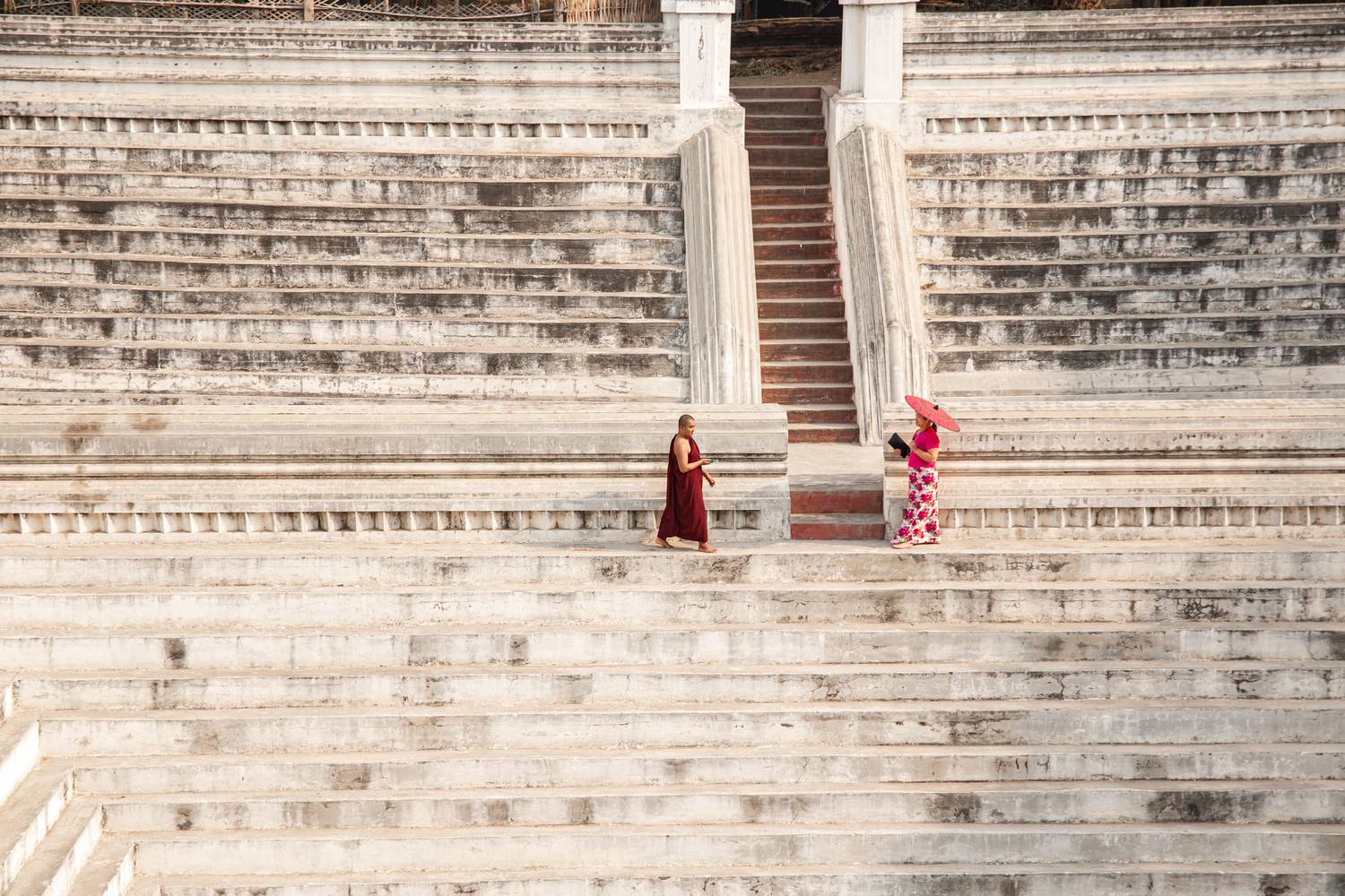 Tempel in Mandalay, Myanmar (Burma) a Miro May
