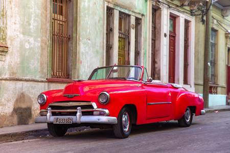 Cadillac in Havana, Cuba, Oldtimer, Kuba