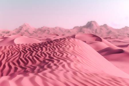 Pink Landschaft, Fantasielandschaft, Wüste, pinke Wüste, pinke Düne, traumhafte Landschaft