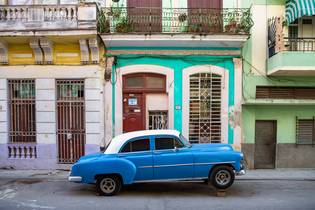 Strassenwerkstatt in Havana, Cuba