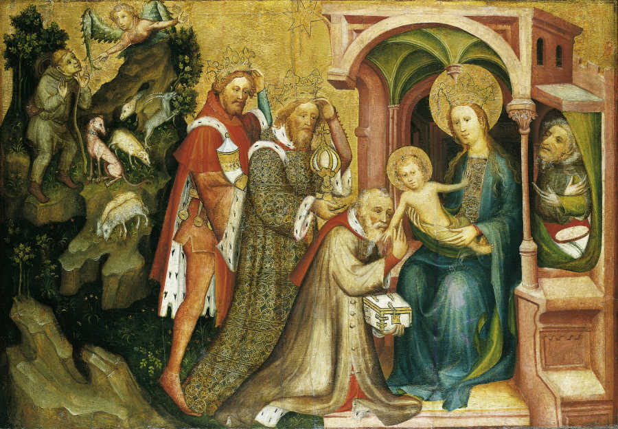 The Adoration of the Magi a Mittelrheinischer Meister um 1400