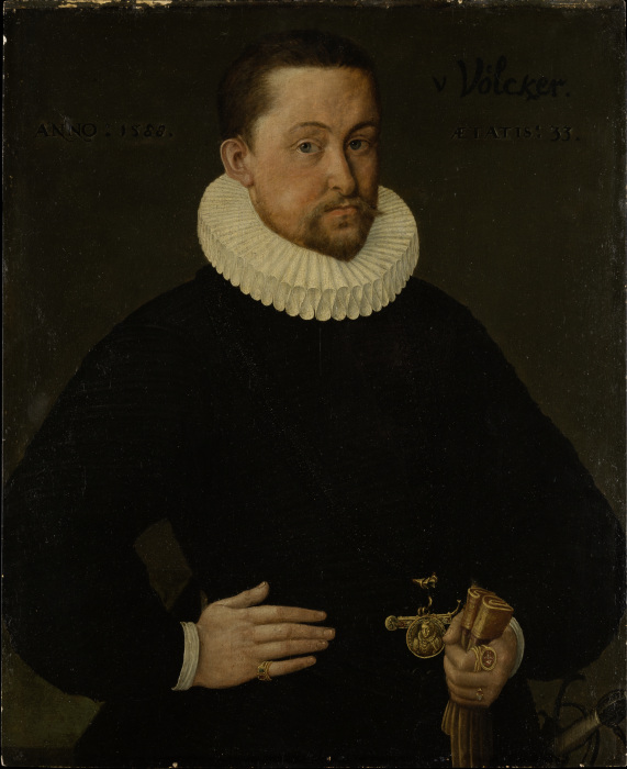 Portrait of Johann Philipp Völker a Mittelrheinischer Meister von 1588