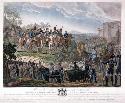 Napoleon Paying Homage to the Courage of the Vanquished, during the Surrender of Ulm, 20 October 180 a Mixille or Mixelle Jean Marie