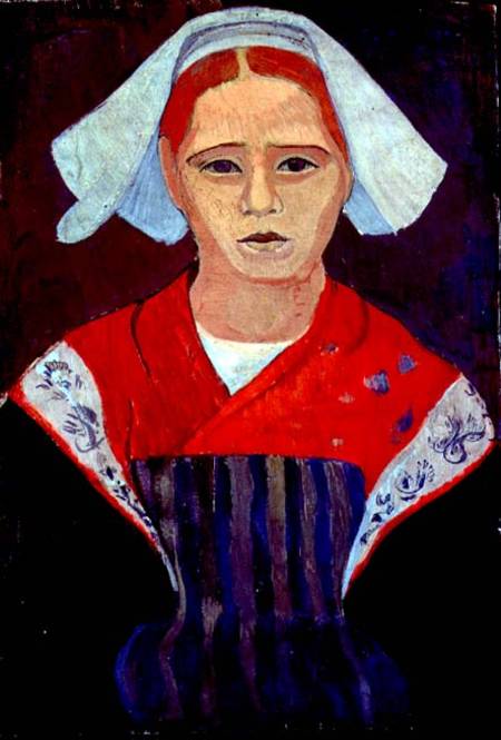 Young Breton Girl a Mogens Franscesco Hendrik Ballin