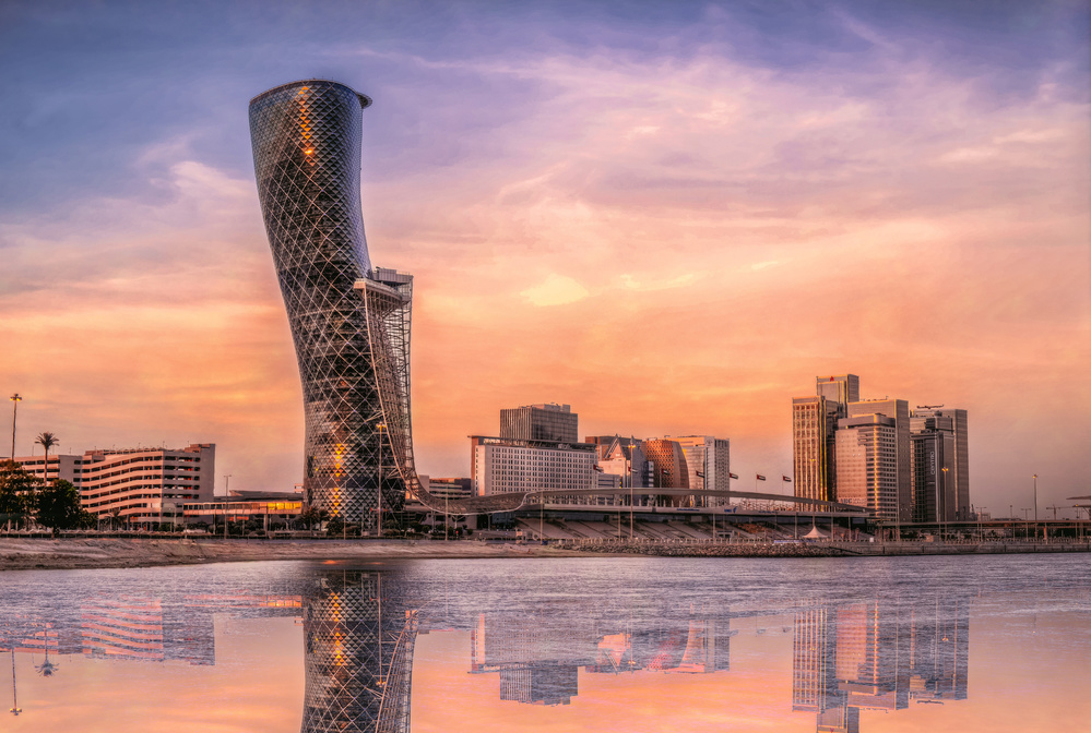 The Capital Gate, known as leaning tower in Abu dhabi, UAE a mohamed kazzaz