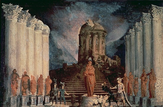 Destruction of the Temple of Jerusalem a Monsu TitusDesiderio