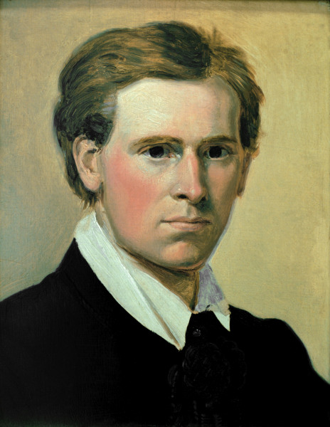Moritz von Schwind, Self-portrait a Moritz von Schwind