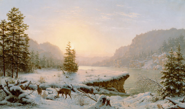 Winter Landscape a Mortimer L. Smith