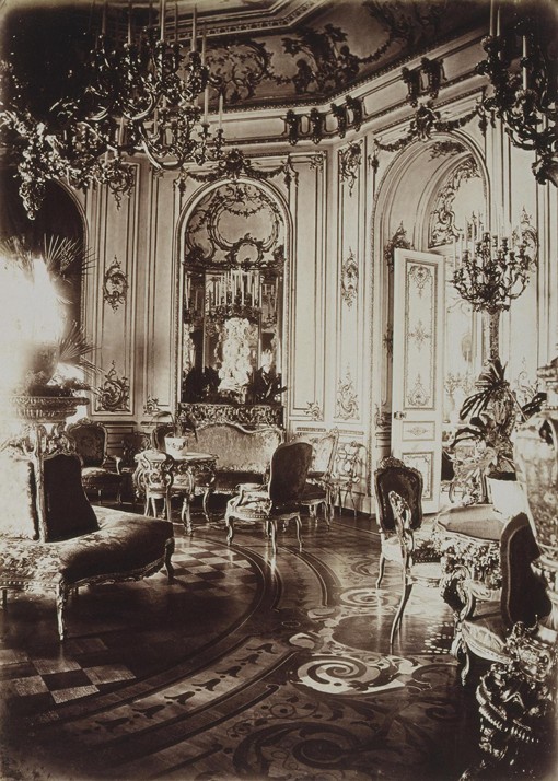 The Stroganov palace in Saint Petersburg. Oval Living Room a Mose Bianchi
