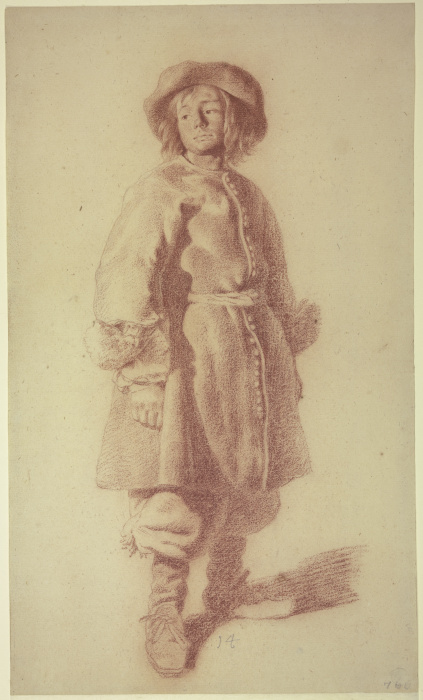 Standing Youth in a Marine Uniform a Moses ter Borch