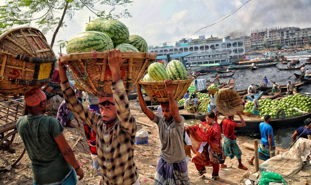 Watermelon unloading a Mostafijur Rahman Nasim