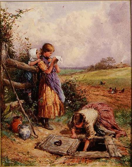 At The Well a Myles Birket Foster