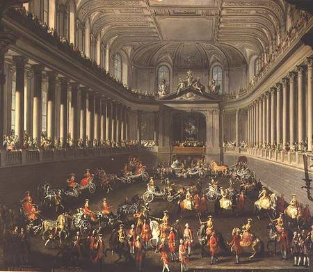 A Cavalcade in the Winter Riding School of the Vienna Hof to celebrate the defeat of the French Army a Scuola di Mytens
