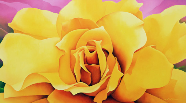 The Golden Rose, 2004 (oil on canvas)  a Myung-Bo  Sim