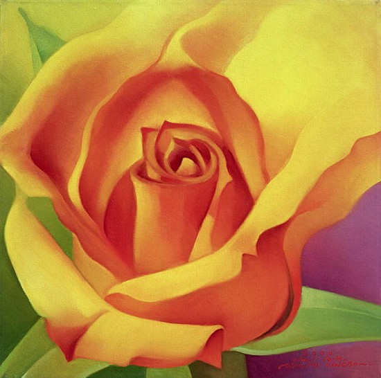 The Rose, 2000 (oil on canvas)  a Myung-Bo  Sim