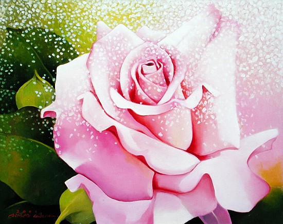 The Rose, 2001 (oil on canvas)  a Myung-Bo  Sim