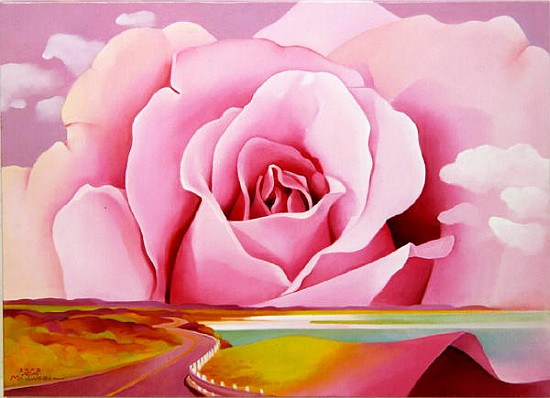 The Rose, 2003 (oil on canvas)  a Myung-Bo  Sim