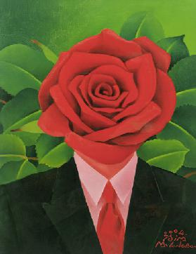 The Rose Man, 2004 (oil on canvas) 