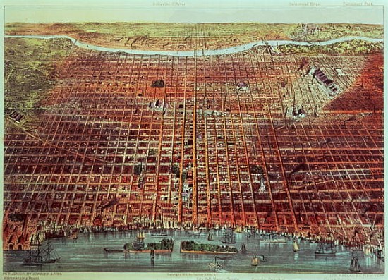General View of Philadelphia a N. Currier