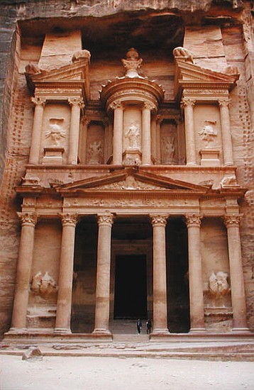 Facade of the Khazneh Firaoun a Nabatean