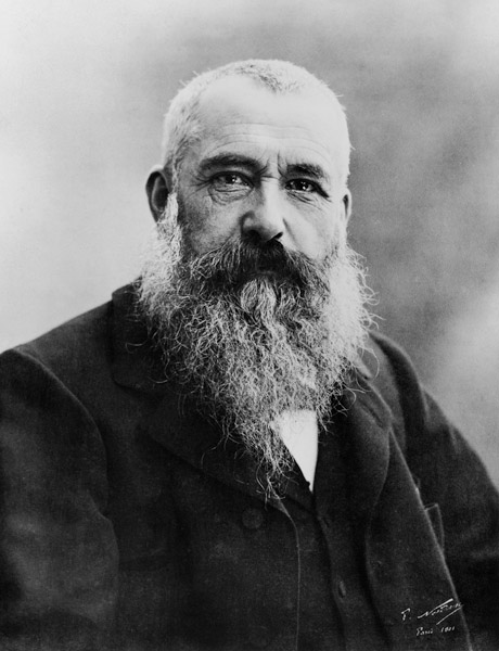Portrait of Claude Monet (1841-1926) 1901 (b/w photo) a Nadar