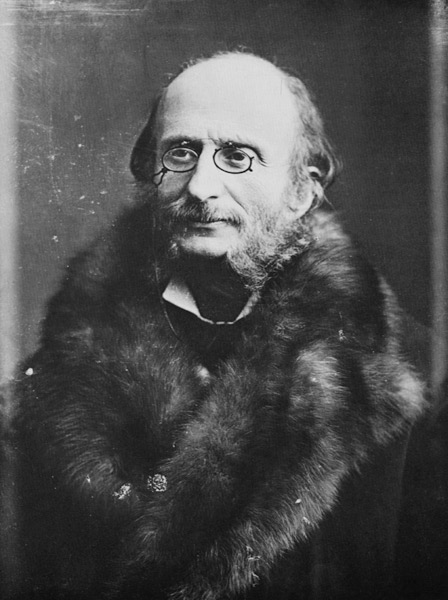 Portrait of Jacques Offenbach (1819-1880) a Nadar