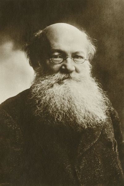 Portrait of Count Peter (Pyotr) Alexeyevich Kropotkin (1842-1921) a Nadar