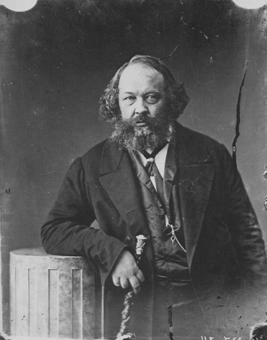 Portrait of Mikhail Alexandrovich Bakunin (1814-1876) a Nadar