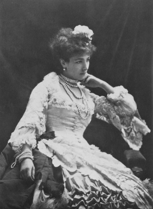 Portrait of Sarah Bernhardt (1844-1923) a Nadar