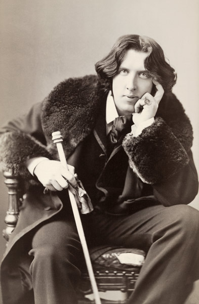 Oscar Wilde (b/w photo)  a Napoleon Sarony