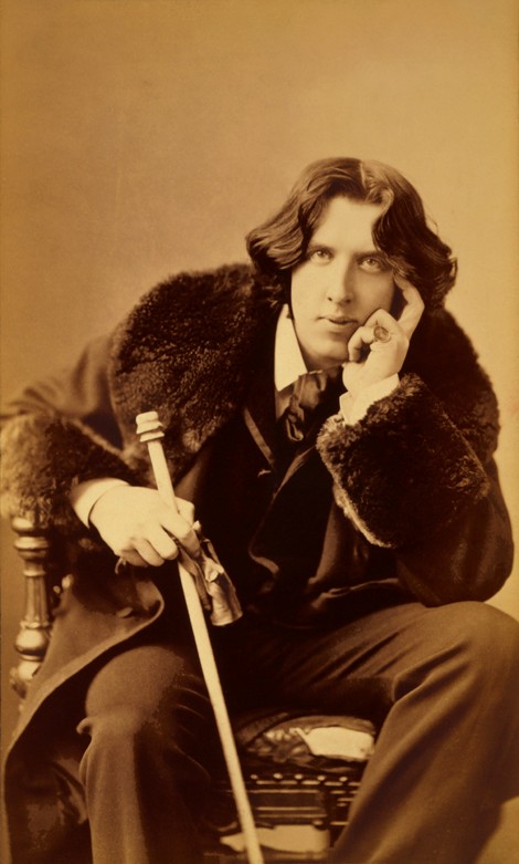 Portrait of the writer Oscar Wilde (1854-1900) a Napoleon Sarony