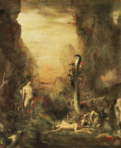Hercules and the Lernaean Hydra, after Gustave Moreau a Narcisse Berchere