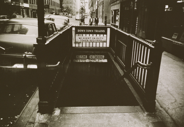 New York City Downtown Subway Entrance, Untitled 42 a Nat Herz