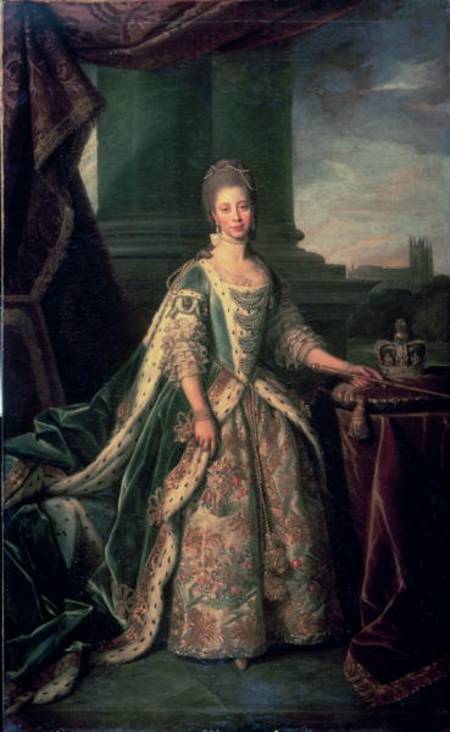 Portrait of Sophie Charlotte (1744-1818) a Nathaniel Dance Holland