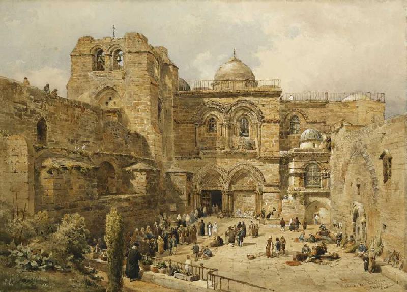 Grabeskirche in Jerusalem a Nathaniel Everett Green
