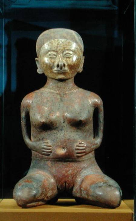 Female Statuette from , Mexico a Nayarit