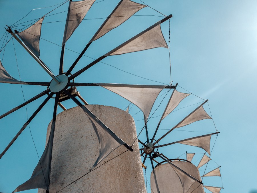 Detail Windmühlen auf Kreta, Lasithi Hochebene a Laura Nenz