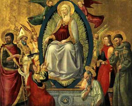 Ascension of the Virgin a Neri di Bicci