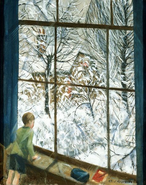 Blick in den Schnee a Christopher R.W. Nevinson