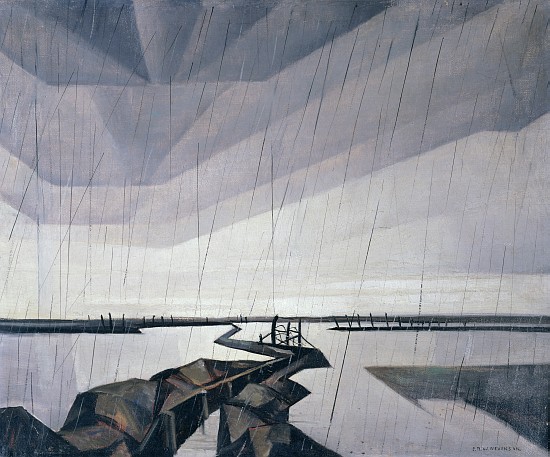 Flooded trench on the Yser a Christopher R.W. Nevinson