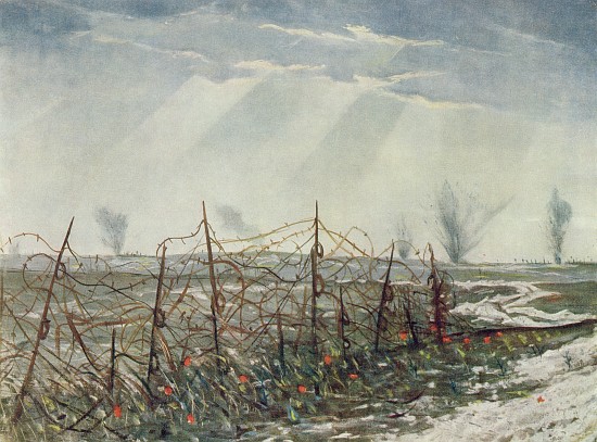 From a Front Line Trench, from British Artists at the Front, Continuation of The Western Front a Christopher R.W. Nevinson