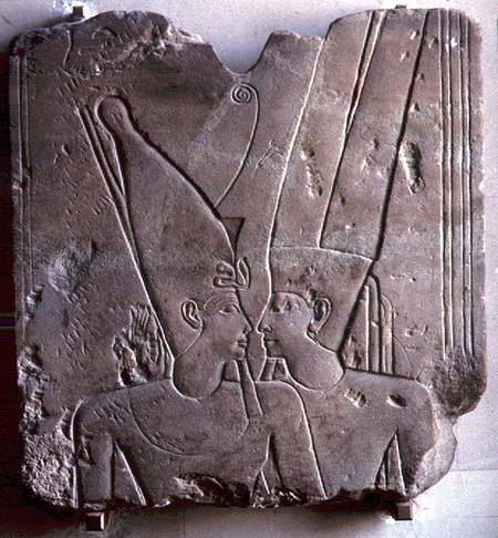 The God Amon embracing Ramesses II, Karnak a New Kingdom Egyptian
