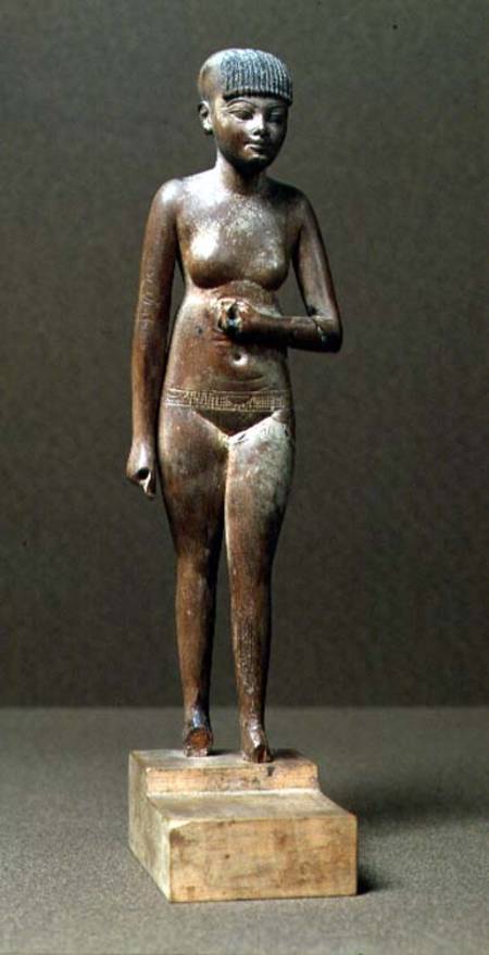 Statue of a young servant girl a New Kingdom Egyptian