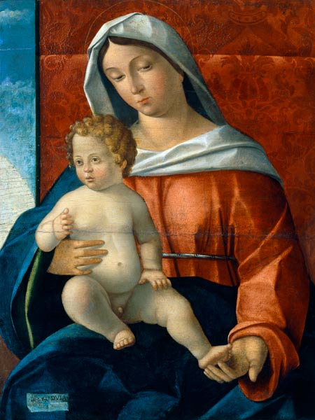 P.Duia / Mary with Child / Paint./ C16th a Niccolo  di Pietro Lamberti
