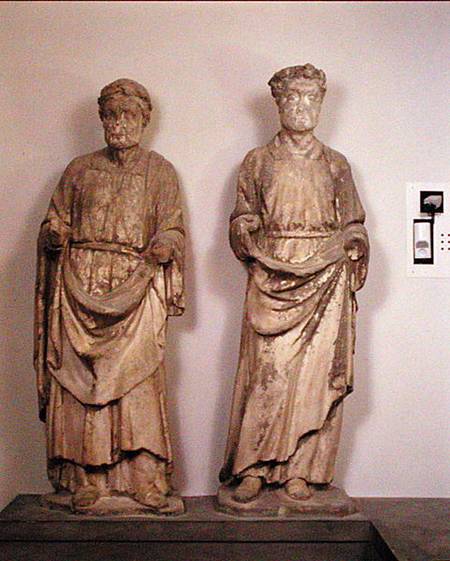 St. Gregory and St. Augustine a Niccolo  di Pietro Lamberti
